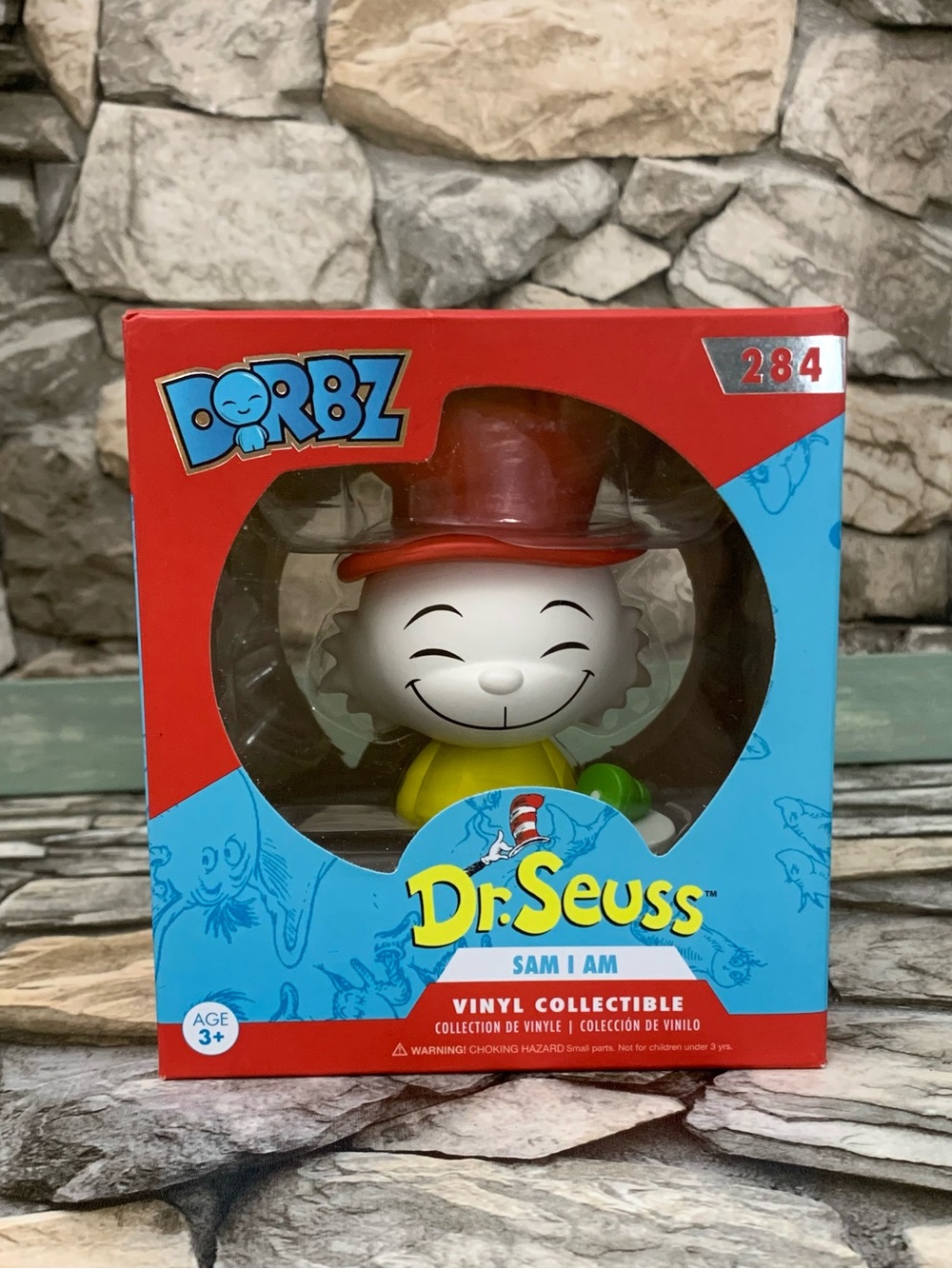 2017 Funko Dorbz Dr Seuss Sam I Am #284 Vinyl Figure Doll Green Eggs Ham Story